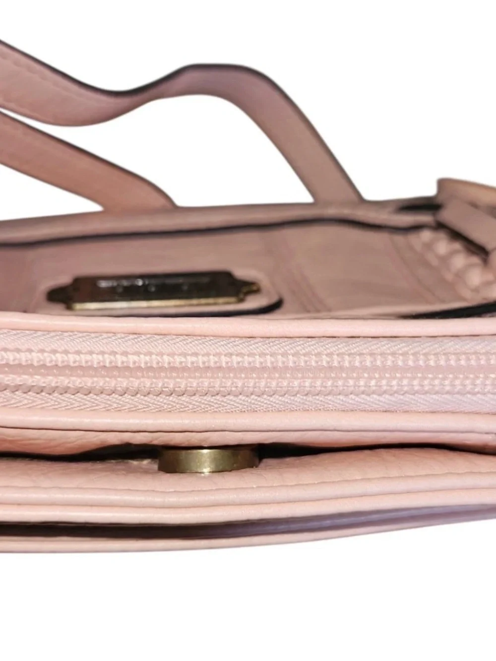 Everyday Blush Crossbody — Women's Pink Crossbody Bag with Braided Detail